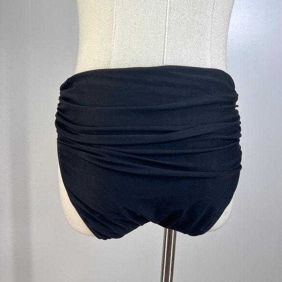 NWT Lenny Neimeyer High Waisted Swim Bottom Black - Picture 6 of 6
